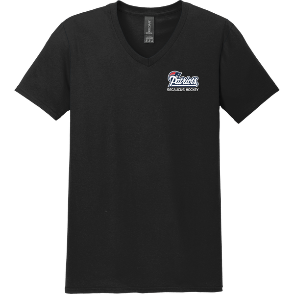 Secaucus Patriots Softstyle V-Neck T-Shirt