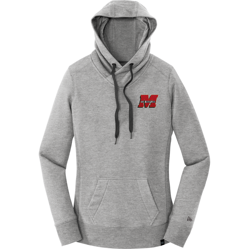 Team Maryland New Era Ladies French Terry Pullover Hoodie