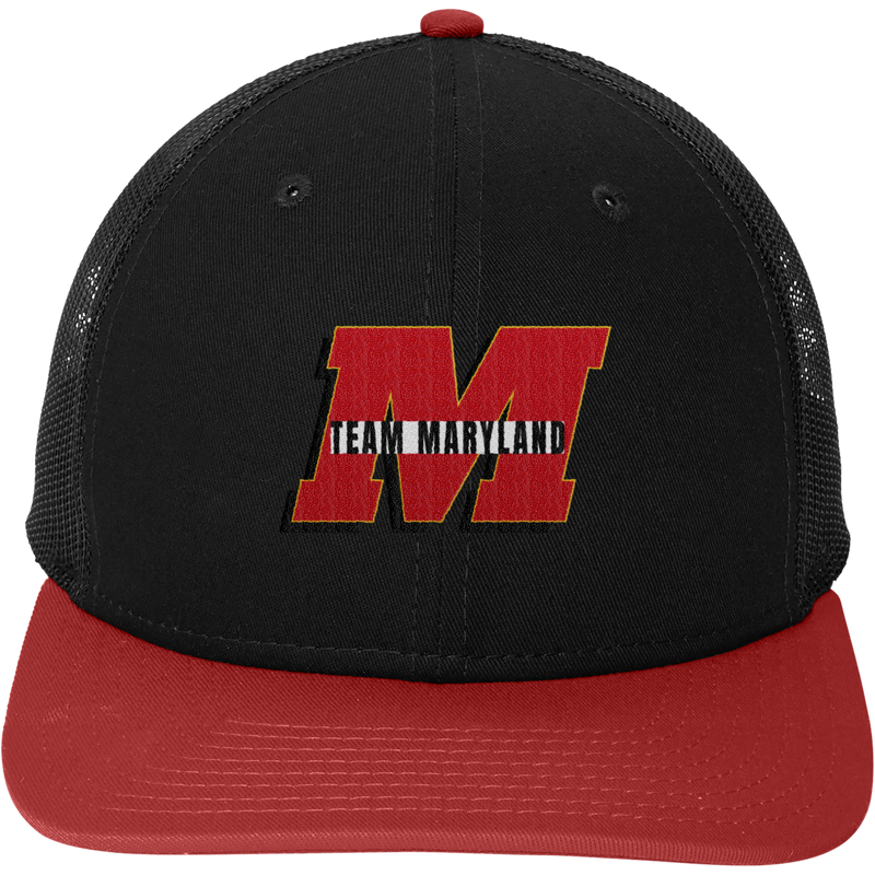 Team Maryland New Era Snapback Low Profile Trucker Cap