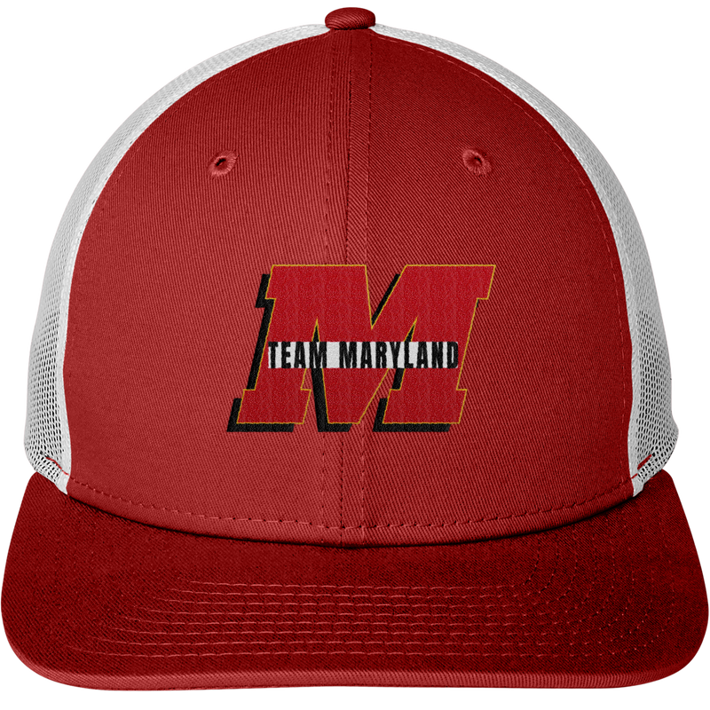 Team Maryland New Era Snapback Low Profile Trucker Cap