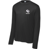 Curry College (Bleed Purple Hockey) Youth Long Sleeve PosiCharge Competitor Tee